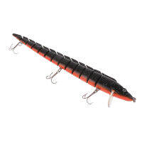 LazaraShop เหมือนจริง3D ตาปลาไหลล่อ12 Segment Multi เหยื่อตกปลาร่วม Swimbaits