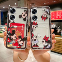 เคส OPPO A98 5G เคสใส่บัตร ลายการ์ตูนน่ารัก ใส นิ่ม เคสโทรศัพท์ OPPO A98 5G เคสมือถือ