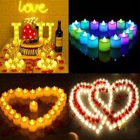 24PCS/BOX Battery-powered Flameless LED Tealight Candles for Electronic Decor Lamp