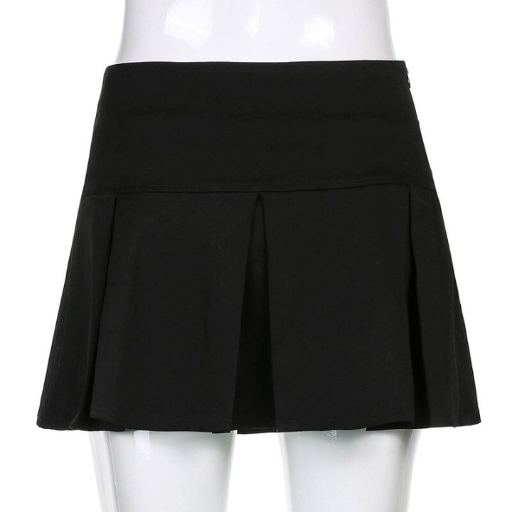 diablo-short-skirt-leather-buckle-high-waist-fashion-pleated-skirt-skirt-gothic-skirt-pleated-mini-skirt-punk-skirt-black-skirt