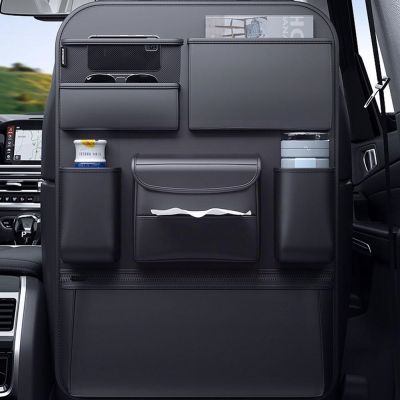 dvvbgfrdt High Capacity Adjustable Car Storage Box Backseat 5 PU With Trunk Multi-use Seat Bag Organizer Car Back Organizers Bag Leat Y4Y5