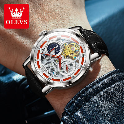 OLEVS Men S Watch Luxury Top Mechanical Waterproof Original Tourbillon Watch Sports Clock Mechanism Automatic Fashion Business