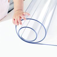 Morris8 NEW Tablecloth 1.0mm Thickness PVC Transparent Waterproof Table Cover Mat Kitchen Pattern Oil Cloth Glass Soft