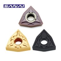 SANAI CNC คาร์ไบด์แทรก WNMG080404 WNMG080408 เม็ดมีดกลึงเครื่องมือกลึงสําหรับเครื่องจักรกลึงโลหะสแตนเลส