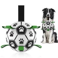 Interactive Dog Football Toy Soccer Ball Inflated Training Toy for Dogs Outdoor Border Collie Balls For Large Dogs Pet Supplies Toys