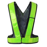 CODAndrew Hearst [yitiseaMY] Reflective High Visibility Safety Vest High Visibility Strip Men Women Work Cycling Runner Surveyor Crossing Guard Construction Neon