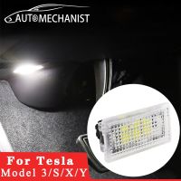 [Accessory part]ไฟรถยนต์กลไกอัตโนมัติสำหรับเทสลาโมเดล3 X S Y ประตูเท้า LED ไฟต้อนรับบรรยากาศแบบโคมไฟอัตโนมัติ