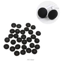 【cw】 Earphone Accessory 30Pcs 15mm Soft Sponge Earbud Covers MP3 MP4 ！