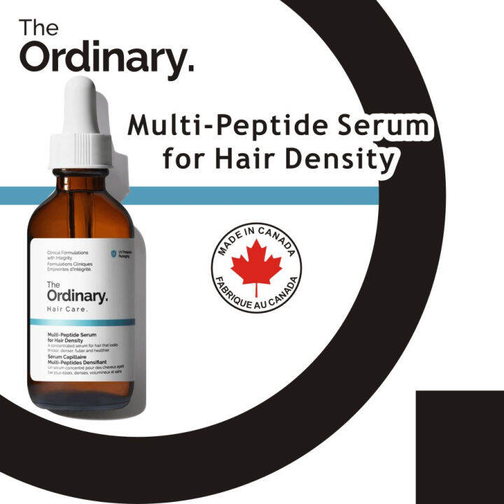 The Ordinary Hair Serum Hair Grower Essence Multi Peptide Serum For Hair Density Hair Growth 8961