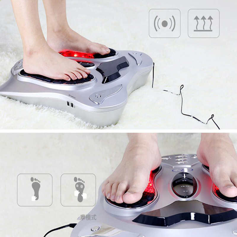 Electromagnetic Wave Pulse Circulation Foot Massager Booster machine Health USA 