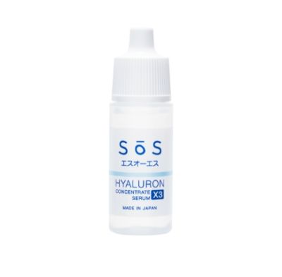 SOS Hyaluron X3 Concentrate Serum 10ml.เซรั่มไฮยาลูรอนเข้มข้น [ ขนาดพกพา ]