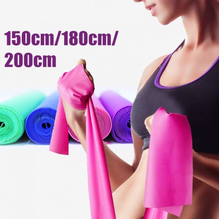 yoga-pilates-elastic-resistance-band-fitness-training-band-150cm-fitness-elastic-rubber-gym-natural-rubber
