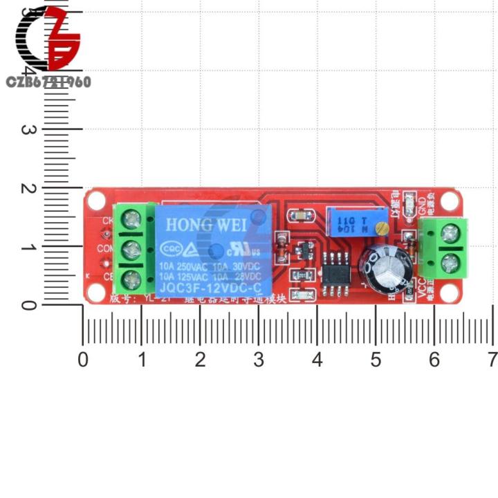 รีเลย์-dc-5v-12v-รีเลย์หน่วงเวลาเวลารีเลย์-ne555รีเลย์จับเวลารีเลย์รถปุ่มควบคุมเวลารอบการสร้างชีพจร