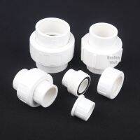 [HOT LUQQYOIOXW 511] 5ชิ้น/ล็อต20 40มม. สีขาว PVC Union Connectors Garden Irrigation Fittings Aquarium Tank Water Supply Tube Adapter ท่อข้อต่อหลวม