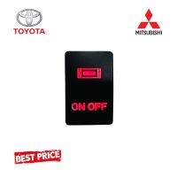 สินค้าพร้อมส่ง สวิตช์ เปิด-ปิด โตโยต้า มิตซูบิชิ เบ้าสวิทช์ TOYOTA MITSUBISHI (แบบ A) แบบกดปุ่มตรงรุ่นปี 2015-2018