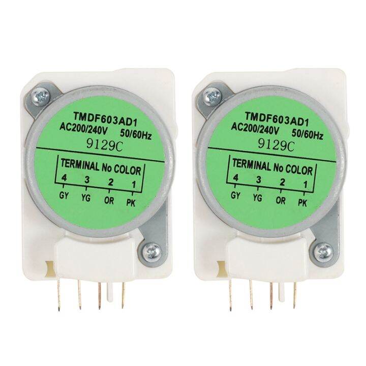 2X Mechanical Defrosting Timer for Refrigerator Parts TMDF603AD1