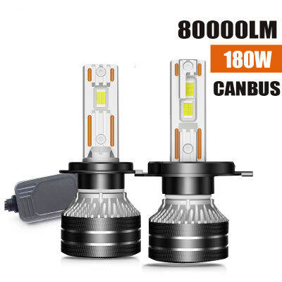 2ชิ้นไฟหน้ารถ H7 LED C An BUS H4 LED LM 180วัตต์9005 9006 HB4 9012 H11 9คู่ท่อทองแดง K5C 6000พันโคมไฟอัตโนมัติ *