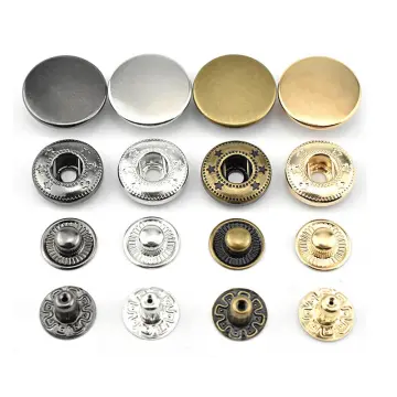  12 Sets Snap Fastener Kit, Press Studs Snap Fasteners