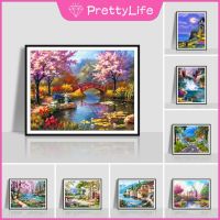 Beautiful Scenery 5D DIY Diamond Full Painting Landscape Suitable for Wall Art Home Decoration 50x40cm Box Package