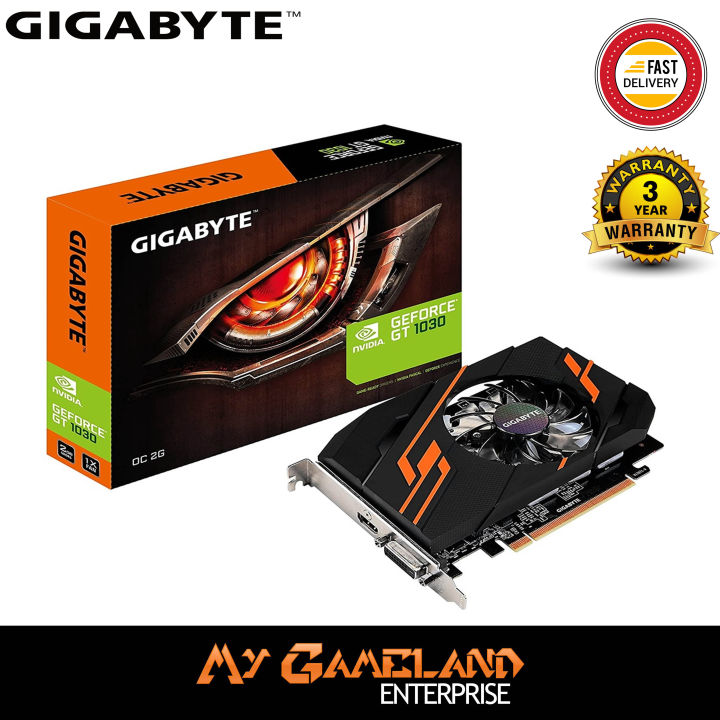 Gigabyte Nvidia GeForce GT 1030 OC 2GB GDDR5 Graphic Card (GV