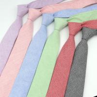 45 Color 100 Cotton Solid Colorful Necktie Skinny Pink Blue Purple Daily Neckwear Tie Dress Wedding Party Cravat Accessory Gift