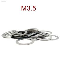 ◙ M3.5 Stainless steel Flat Washer Ultrathin gasket Ultra-thin shim Thickness 0.1 0.2 0.3 0.5 1