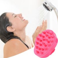 Silicone Head Body Scalp Massage Brush Comb Shampoo Hair Washing Comb Shower Brush Bath Spa Slimming Massage Brush