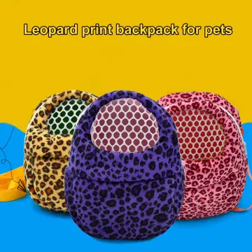 Cheap Outdoor Travel Leopard Print Hand - Held Backpack Hamster