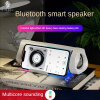 Smart Colorful Led Portable Bluetooth Speaker Bass Powerful Wireless Subwoofer Waterproof Sound Box Support FM Radio USB TF card