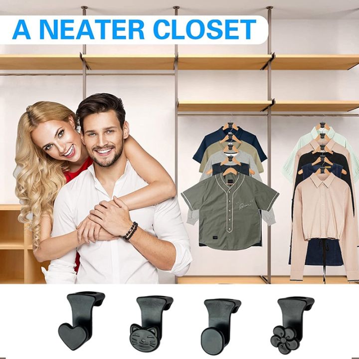 40pcs-fits-all-hangers-black-clothes-hanger-connector-hooks-for-organizer-closet-space