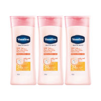 พร้อมจัดส่ง วาสลีน เฮลธี้ ไวท์ SPF24 โลชั่น ขนาด 100 มล. แพ็ค 3 ขวด Vaseline Healthy White Lotion SPF24 100 ml x 3 โปรโมชั่นพิเศษ มีเก็บเงินปลายทาง