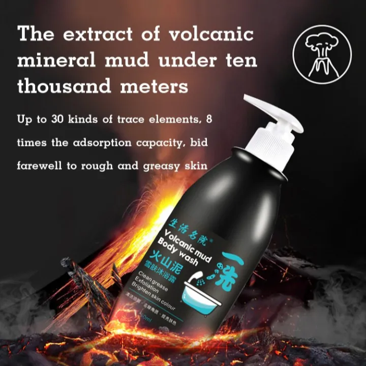 [Volcanic Mud Shower Gel] 250ml Summer Cool Toning Body Skin Clean