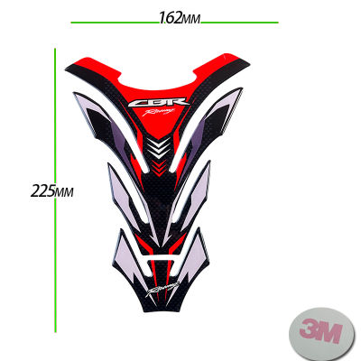 สติกเกอร์3M แผ่นถังเชื้อเพลิงรถมอเตอร์ไซค์3D รูปลอก TankPad สำหรับฮอนด้า CB650R CBR CBR190R CBR250R CBR300R CBR500F CBR400F