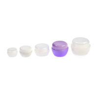 20g 10g Bottle Plastic Cosmetics Makeup Cream Round Transparent Portable 50g 30g Case Box Container