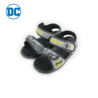 Shou Group Kids slide sandals with Batman Pattern Black Colour รองเท้าแตะสวมรัดส้นไฟล่อนเด็กลายแบทแมน สีดำ