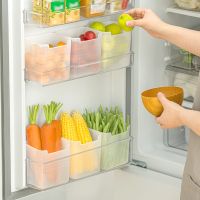 Refrigerator Organizer Bin Stackable Food Fridge Storage Box Clear Plastic Food Freezer Pantry kitchen Organizer