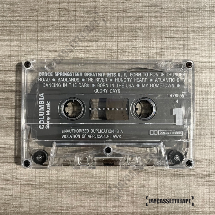 เทปเพลง-เทปคาสเซ็ท-cassette-tape-เทปเพลงสากล-bruce-springsteen-อัลบั้ม-greatest-hits