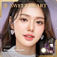 คอนแทคเลนส์ MTK &amp; Mootech (สีน้ำตาลหวานใจ SWEET HEART BROWN)