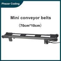 J136 Phezer สายพานลำเลียงขนาด70ซม. * 10ซม. ปรับระดับเครื่องพิมพ์รหัสวันที่ได้เครื่องพิมพ์อิงค์เจ็ทขนาดเล็กอุปกรณ์เสริมสำนักงาน