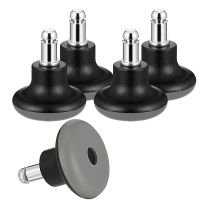 THLA3P 5Pcs Bell Glides Replacement Office Chair Wheels Stopper Office Chair Swivel Caster Wheels, 2 Inch Stool Bell Glides