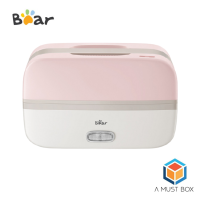 BEAR Electric Lunch Box กล่องอุ่นอาหาร ไฟฟ้า รุ่น BR0006 (ความจุ 1 ลิตร)