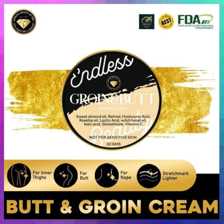 FDA APPROVED GROIN & BUTT Whitening Cream Nape Neck Singit Batok