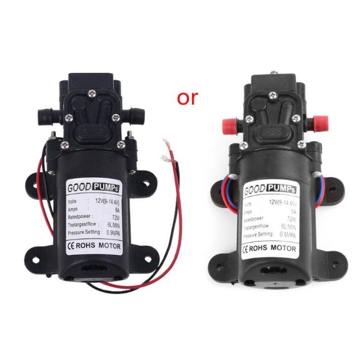 Mini Electric Water Pump DC 12V 72W High Pressure Micro Diaphragm Water