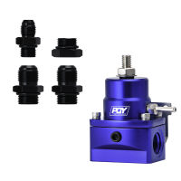 AN8 high pressure fuel regulator w boost - 8AN 886 EFI Fuel Pressure Regulator with gauge PQY7855