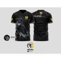 Kaos Shirt Gaming Jersey Esport Call Of Duty PUBG Free Fire FF Mobile Legend Print Custom Short Sleeve