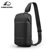 Kingsons Anti-theft Crossbody Bags Male Waterproof Chest Pack Short Trip Messenger Sling Bag Shoulder Chest Bag
