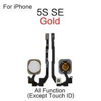 1ชิ้นสำหรับ Iphone 5S 5se 6 6S 7 8 Plus ชิ้นส่วนซ่อมสายเคเบิลปุ่มโฮมโค้ง