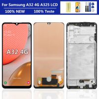 100 Tested For Samsung Galaxy A32 4G A325 A325F SM-A325M SM-A325F/DS LCD Display Touch Screen Digitizer Assembly Replacement