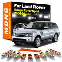 MDNG 16Pcs สำหรับ2006 2007 2008 2009 2010 2011 2012 2013 Land Rover Range Rover Sport Canbus LED ภายในโดมแผนที่ Trunk Light Kit