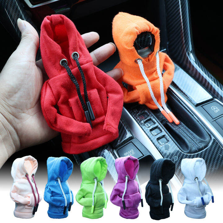 New Fashion Hoodies Car Gear Shift Knob Cover Mini Hoodie Gear Shift Cover for Car Shifter